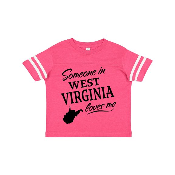 Inktastic Someone in West Virginia Loves Me Boys or Girls Toddler T-Shirt