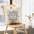 thumbnail image 5 of LALILO Throw Pillow Covers Antique Art Sun Boho Chic Tattoo Cushion Cover 18" x 18", 1503 Pack, 5 of 6