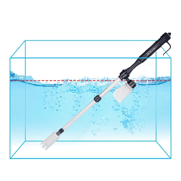 LAFGUR Aquarium Cleaner, Electric Aquarium Gravel Cleaner, For Clean Fish Tank Filth For Suck Up Fish Waste