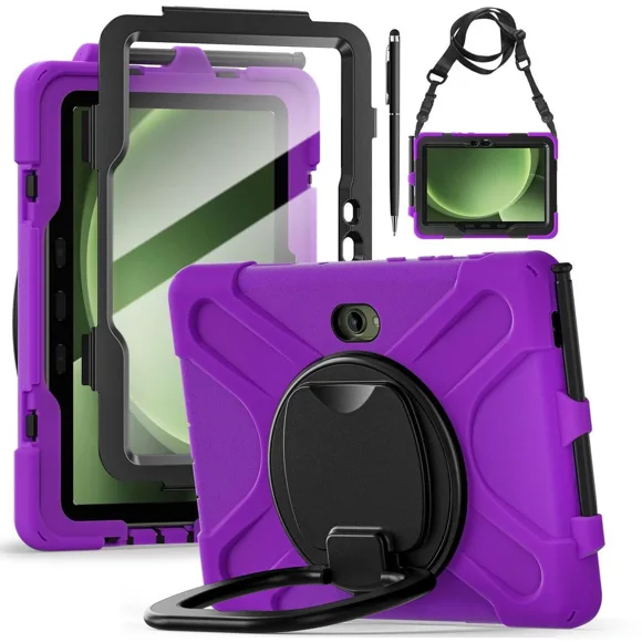 Case for Samsung Galaxy Tab Active5 Pro 2025 / Active4 Pro 2022 / Active Pro 2019 10.1" Shockproof Cover with Screen Protector Pencil Holder Stand Shoulder Strap Stylus Pen