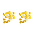 thumbnail image 2 of Monstrate Tarjetas de papel Confeti Papel cortado Atmósfera Atrezzo Adorno de boda Celebración Aniversario Decoraciones Amarillo Amarillo 2Conjunto, 2 of 6