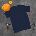 thumbnail image 3 of He is Rizzin' Jesus T-Rex Graphic T-Shirt (Navy, S), 3 of 4