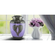 Purple Loving Angel Urns for Cremation Ashes Large Urn XL or Small Keepsake Urns for Adult Cremation Ashes & Urns for Human Ashes for Home or Burial Cremation Urns