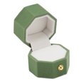 thumbnail image 4 of Hexagonal Exquisite Romantic Flannel  Box With Surprise Slot, For Proposal, Engagement, Wedding, 4 of 8