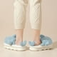 thumbnail image 5 of Nuevas zapatillas de invierno Unisex con dibujos de ballena, pantuflas cálidas de felpa para parejas, toboganes de casa antideslizantes para interiores, 5 of 5