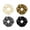 Black,Champagne,Beige,Gray, variant on 4-Piece Big Silk Satin Hair Ties, No Damage for Thick Thin Hair, Large Soft Scrunchies Ponytail Holders for Women Girls, Cute Curly Bulk Scrunchy Hair Accessories for Hair Sleep