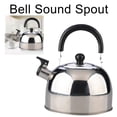 thumbnail image 3 of 2.5L Stainless Steel Whistling Tea Kettle Kitchen Water Coffee Heat Boiler Pot, 3 of 6