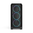 thumbnail image 2 of Fractal Design Meshify 3 RGB ATX mATX Mid Tower PC Case - Black Chassis with Light Tinted TG Side Panel, 2 of 9