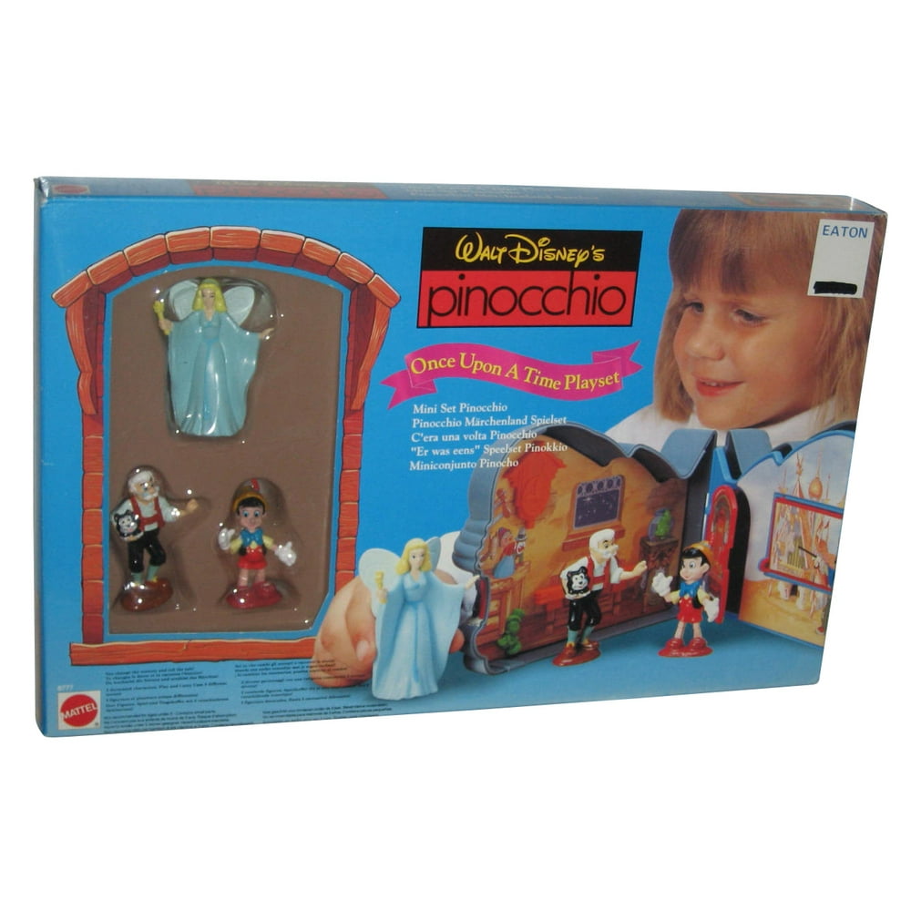 Disney Pinocchio One Upon A Time Playset (1992) Mattel Toy Figure Set - Walmart.com - Walmart.com