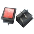 thumbnail image 2 of BTOER 16A Power Switch 4-Pin Power Button Long-Lasting Performance Red Light Indicator Secure And Reliable Connections, 2 of 6