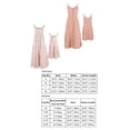thumbnail image 4 of FYMNSI Mommy and Me Dresses Floral Print Family Matching Outfits Ruffled Summer Midi Tank Dress Square Neck Flowy Sundress Pink (Mom L), 4 of 9
