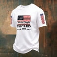 thumbnail image 2 of YANGXINX Mens Graphic T Shirt 2026 Patriotic 4th of July USA Flag Print Knit Short Sleeve Tees Casual Crew Neck Stylish Loose Fit Tops, 2 of 3