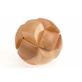 thumbnail image 1 of CHH 6101 3 Inch Wooden Soccer Ball Brain Teaser 3D Puzzle, Light Beige, 1 of 3