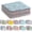 Multicolor, variant on 50 Pack 10-inch Cotton Fabric Squares, 10″ Precut Quilting Fabric Bundles, Solids White Charm Pack, for DIY, Beginners, Sewing, Craft (Wavy Edges)