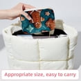 thumbnail image 6 of Christmas Gingerbread Man Portable Velvet Travel Organizer with Removable Compartment – Earring Holder & Necklace Stand – Gift, 6 of 7
