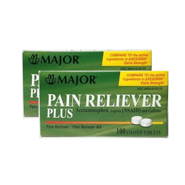 Headache Pain Relief Generic for Excedrin Extra Strength Acetaminophen