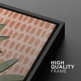 thumbnail image 4 of IDEA4WALL Framed Canvas Print Wall Art Set Tropical Palm Leaf Multicolor Vases Abstract Digital Art Decorative Bohemian Colorful Nature Artwork for Living Room, Bedroom, Office - 24"x36"x2 Black, 4 of 5