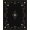 Black, Pattern 7, variant on ODIKA 8'x10' Washable Area Rug Black Beige Floral Elegance with Classic Border Ornate Motifs and Symmetrical Design for King Size Bedroom Under Bed, Master Suite, Non-Shedding, Easy Care