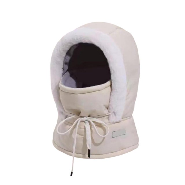 Gorro cálido de invierno para el cuello, para mujeres y hombres, ideal para senderismo, snowboard, acampada en climas fríos. Beige
