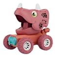 thumbnail image 3 of Coche de dinosaurio inercial Zulema Triceratops verde, 3 of 5