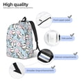 thumbnail image 3 of Yiaed Cute Panda Bear Print Print Laptop Backpack Travel Canvas Backpack Vintage Aesthetic Backpack for School Knapsack Backpack Backpack for School-Medium, 3 of 5