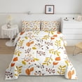 thumbnail image 2 of Erosebridal Autumn Fall Bedding Twin Comforter Set For Teens,Floral Flower Down Comforter,Botanical Decor,Lightweight,2-Piece, 2 of 8