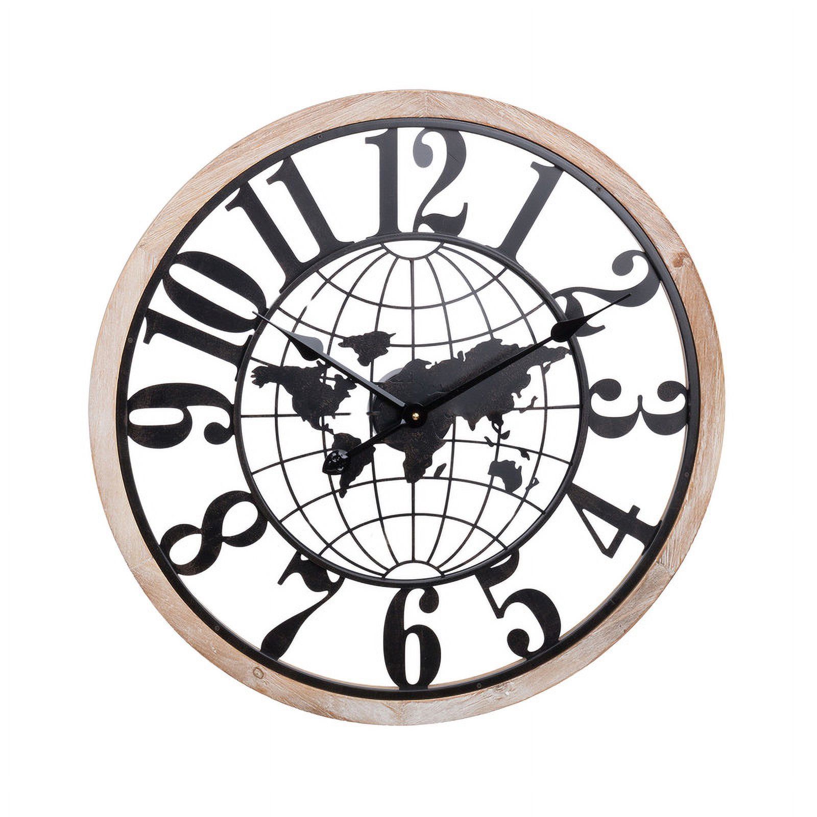 Elandra Modern Contemporary Global Wall Clock