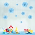 thumbnail image 2 of Inteprter Papel azul de Pom Pom de 7,8 pulgadas para papel de flores de tejido colgante para fiesta de cumpleaños Kits de decoración para fiestas Azul 14 pulgadas, 2 of 6