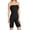 Black, variant on InstantFigure Women’s Firm Control Shaping Strapless Bandeau Bodyshort Bodysuit