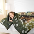 thumbnail image 5 of Erosebridal Farmhouse Highland Cow Bedding Comforter Set, Garden Dandelion Full Bedding Set, 5 of 6