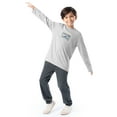 thumbnail image 2 of Wonder Nation Boy's Long Sleeve Elevated Graphic T-Shirt, Sizes 4-18 & Husky, 2 of 8