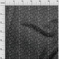 thumbnail image 3 of oneOone Polyester Spandex Gray Fabric Leaves Sewing Craft Projects Fabric Prints By Yard 56 Inch Wide, 3 of 5