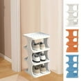thumbnail image 1 of Sentmoon Shoe Rack Shoe Organizer Shoe Rack Shoe Rack Storage Organizer with 4 Tiers Metal Shelves for Bedroom Closet Entry Dorm Room, 1 of 9
