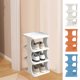 thumbnail image 1 of Zapatero de 1 unidad 49 x 26 x 24 cm organizador de almacenamiento de metal de 4 niveles estructura de acero y estantes de polipropileno montaje sin herramientas para la, 1 of 8