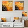 thumbnail image 4 of Designart "Blazing Fusion IV" Abstract Collages Floater Framed Canvas Print, 4 of 7