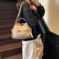 thumbnail image 2 of Women's Elegant Solid Color Shoulder Bag Fashionable Zipper Crossbody Bags Soft Top Handle Handbag Purse, 2 of 12