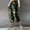 Army Green, variant on NTACZA Camouflage Comfy Fit Pants for Women Green Joggers Relaxed High Waist Elastic Capris Womens Sweatpants L