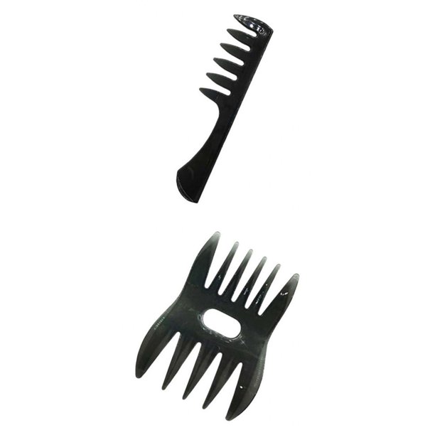 2x Wide Comb Angle Adjustment rge Coarse Hairdressing Home Salon Multitool Barber Styling Tool Zulema peine de dientes anchos con cabeza de aceite