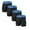 4Pack:Black, variant on Men's Boxer Briefs Long - Leg Open Front Bulge Pouch Bamboo Viscose Breathable Comfortable 5Pack Multi01 L
