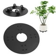 thumbnail image 1 of Support à Plantes avec Roues, Support à Plantes Roulant Silencieux avec Roues Verrouillables, Acier au Carbone, Résistant à l'Eau, Résistant aux Intempéries, Capacité de 500 Lb, Design Rond, pour Salon, Balcon, Patio, 1 of 7