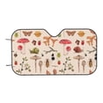 thumbnail image 7 of Balery Retro Autum Mushrooms Windshield Sun Shade, Car Front Window Sunshade Cover ,Automotive Interior Portected Blocks Uv Rays For Car Pickup Truck Suv Accessories- Small, 7 of 7