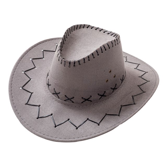 SAYOO Sombrero de vaquero de estilo occidental para mujeres y hombres SAYOO moda