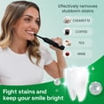 thumbnail image 4 of Brushmo Whitening Replacement Toothbrush Heads Compatible with Philips Sonicare Click-on Handles, Medium-Firm Diamond-Shaped DuPont Bristles, BM668BK, 8-Pack, Black, 4 of 7
