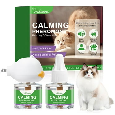 Demine Cat Calming Diffuser – Effective Pheromone Plug-In for Relieving Anxiety and Stress in Cats