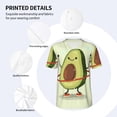 thumbnail image 4 of Balery Avocado1 Baseball Jersey for Men Casual Button Down Shirts Short Sleeve Active Team Sports Uniform-Large, 4 of 9