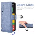 thumbnail image 4 of Compatible avec Google Pixel 4 Étui Portefeuille en Cuir à Rabat Porte-Cartes Support Accessoires pour Cellulaire Porte-Monnaie Fente pour Pièce d'Identité de Crédit Étuis de Téléphone pour Pixel1 Femmes Hommes Bleu, 4 of 5