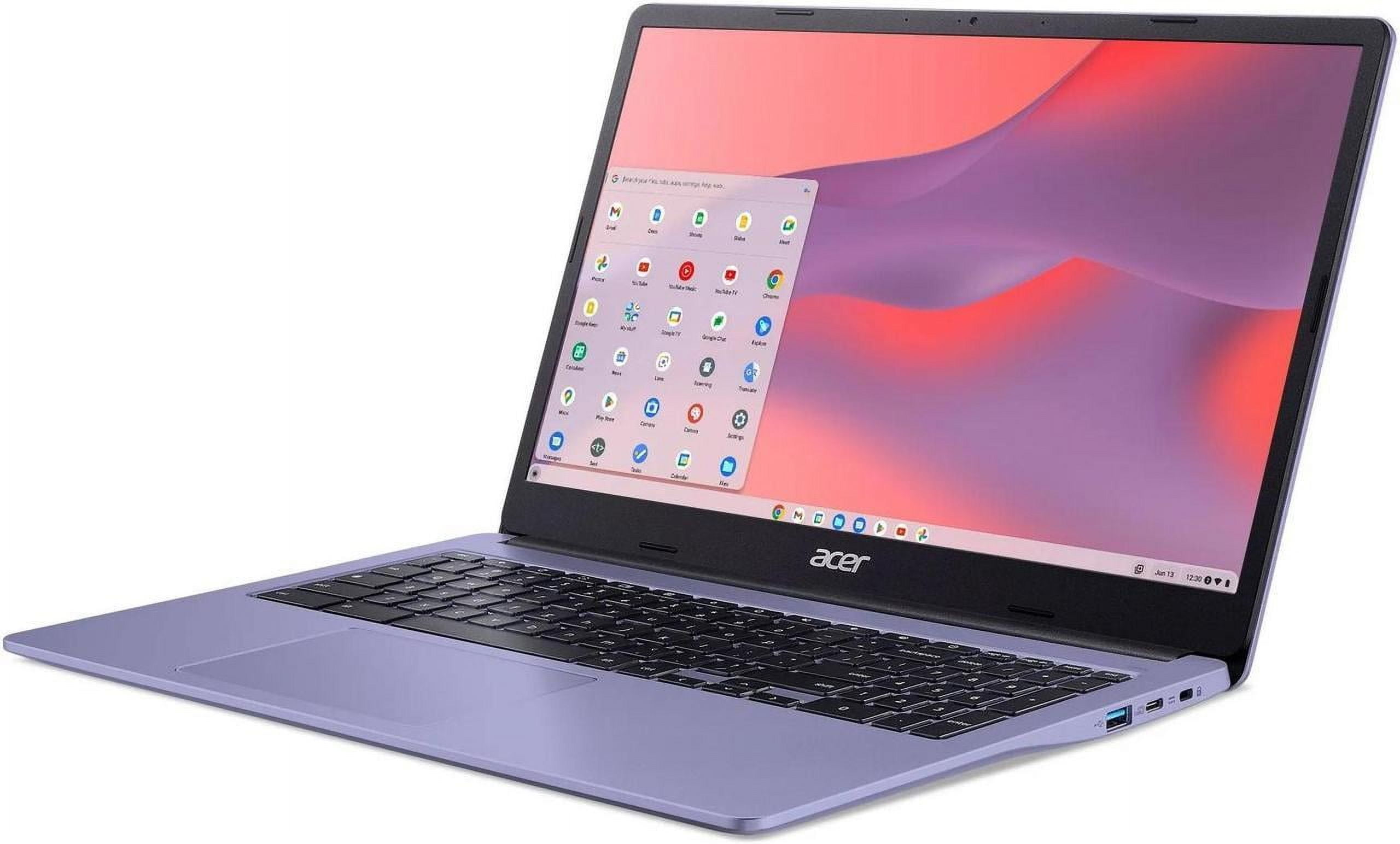 Restored Acer Chromebook 315 15.6 inch Laptop Intel Processor N4500 4GB RAM 64GB eMMC Moonstone Purple (Refurbished)