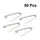 thumbnail image 4 of 50 broches de plata de 3,5 cm con cierre trasero, barra de seguridad para manualidades y bisutería., 4 of 5