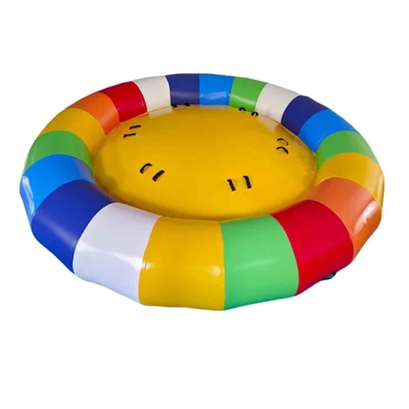 XHYHWYD Inflatable Towable Tube for Boating, 6 Person Rotate Towables Boat Tubes with Electric Pump for Lakes, River, Calm Sea for Water Sports