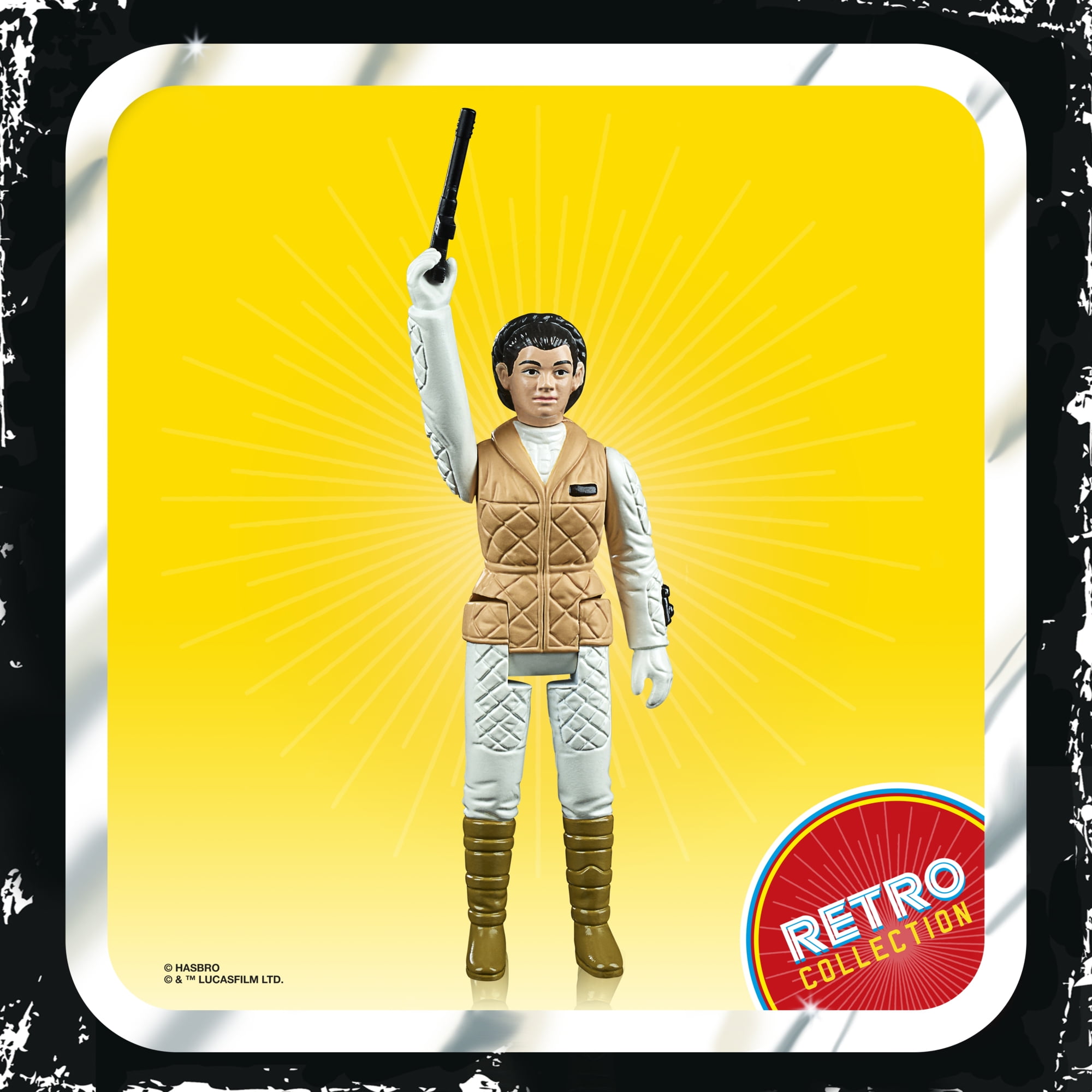 Star Wars The Empire Strikes Back: Retro Collection Leia (Hoth) Kids Toy Action Figure for Boys and Girls (4”)